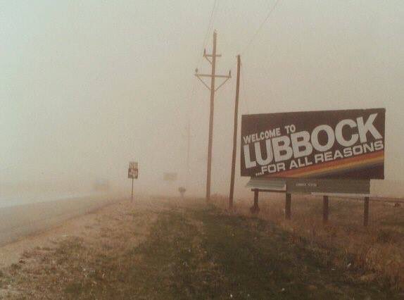 What it’s like in Lubbock today.