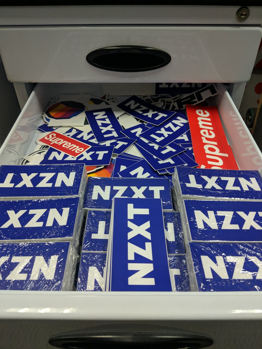 NZXT Box Logo Decal Sticker - AnyDecals.com