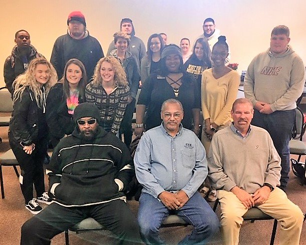 alleganycollgmd's tweet image. 80 ACM Intro to Sociology students delivered civic action presentations &amp;amp; received feedback from @Cumberland_MD Mayor-Elect Ray Morriss, @Cumberland Councilman Eugene Frazier, Activist Woody Gordon &amp;amp; Allegany Board of Education Member-Elect Deb Frank @debforboard. #thechisel