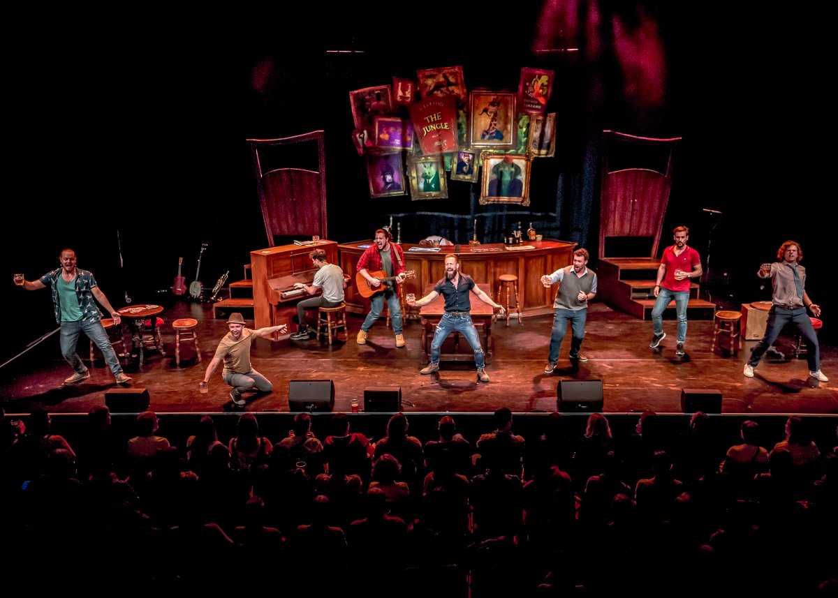 CruiseNorwegian's tweet image. Have you heard? #NorwegianEncore to feature "The Choir of Man," our fleet's top rated show! Pull up a chair: bit.ly/2BJI1Iq #CruiseNorwegian