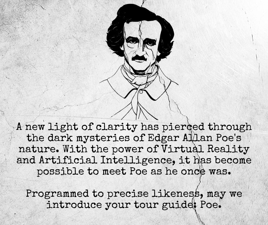 You begged and we listened! The Dark Raven Museum at Warehouse 29 has extended hours for the holiday season. Will resetting the Poe A.I. bring your family together or tear it apart??
Well, there's only one way to find out: 
🎟 warehouse29rva.com 🎟