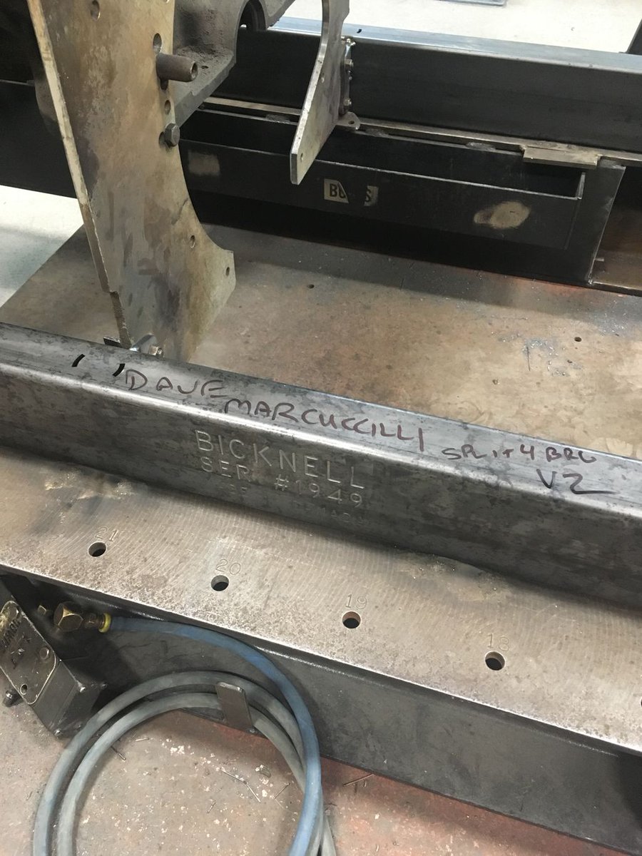 bicknellracing's tweet photo. Dave Marcuccilli’s frame in the early stages of production here at BRP https://t.co/Zi6hnu7Ho5