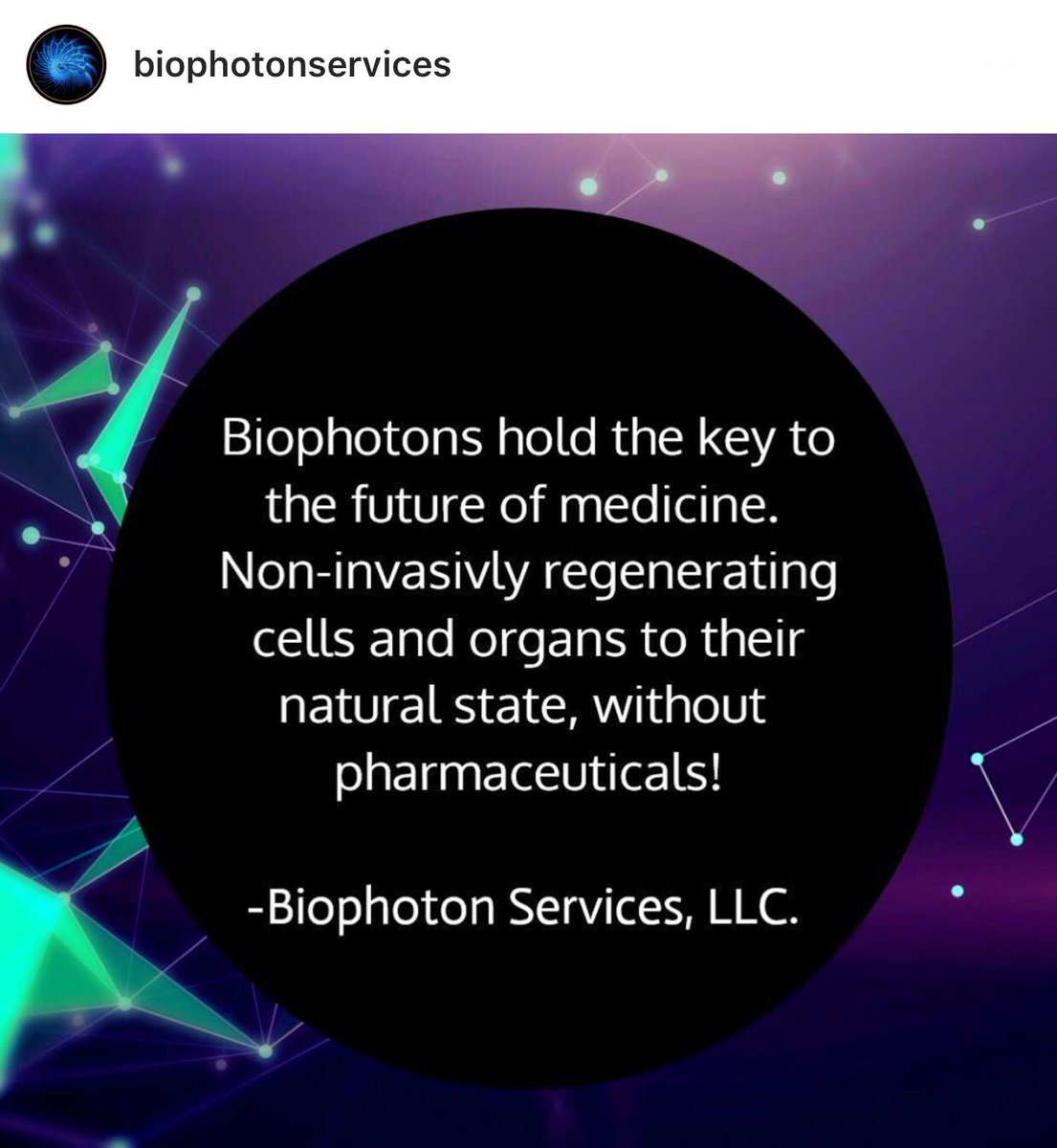 BiophotonBay's tweet photo. ✨The simplicity of health starts from the light within the cells! ✨#biophotons #biophotonservices #biophoton #universalconsciousness #biohacking #biohack #lightparticles #holistichealth #advancedtechnology #biofeedback #vaxxed #biophotonresonancefilter #bioresonance https://t.co/daqvqdwN54