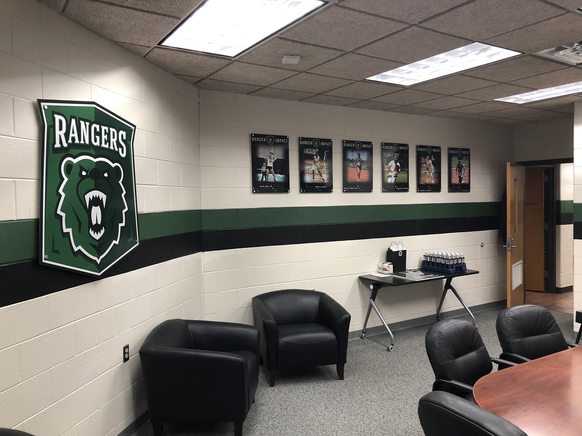 AndrewGavinAD's tweet photo. Some new additions to my office representing #RangerIMPACT! One of our track and field stars and student worker stars Grace Bitangalo is on #PositivityProgressPeople because she always brings so much positive energy to everyone around her! https://t.co/Ld5Xq0CWVW