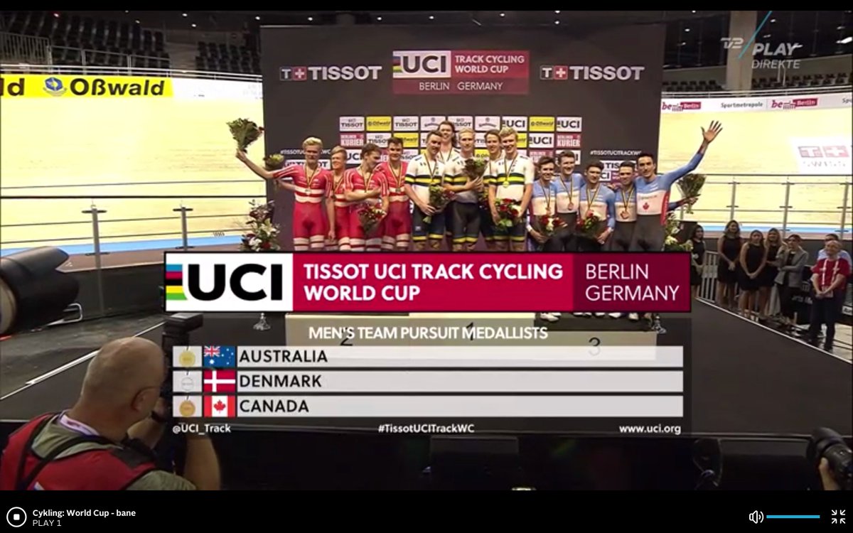 Well done boys!🇩🇰 Silver medal 👏 #TissotUCITrackWC