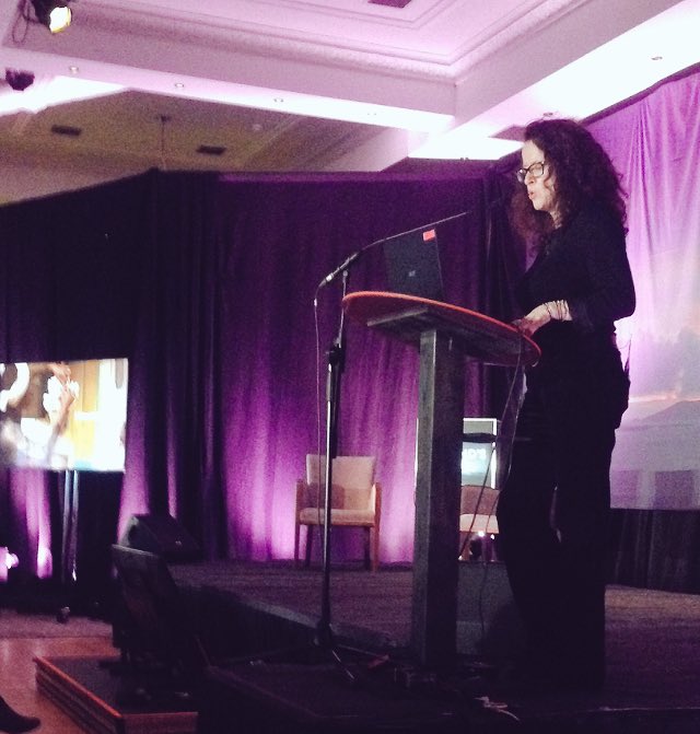GHQdesign's tweet photo. The compelling Prof Genevieve Bell at @IrelandsEdge in Dingle today. Fascinated by her developing work with @3AInstitute especially in relation to our #design #visual industry https://t.co/TZamFLWmu7