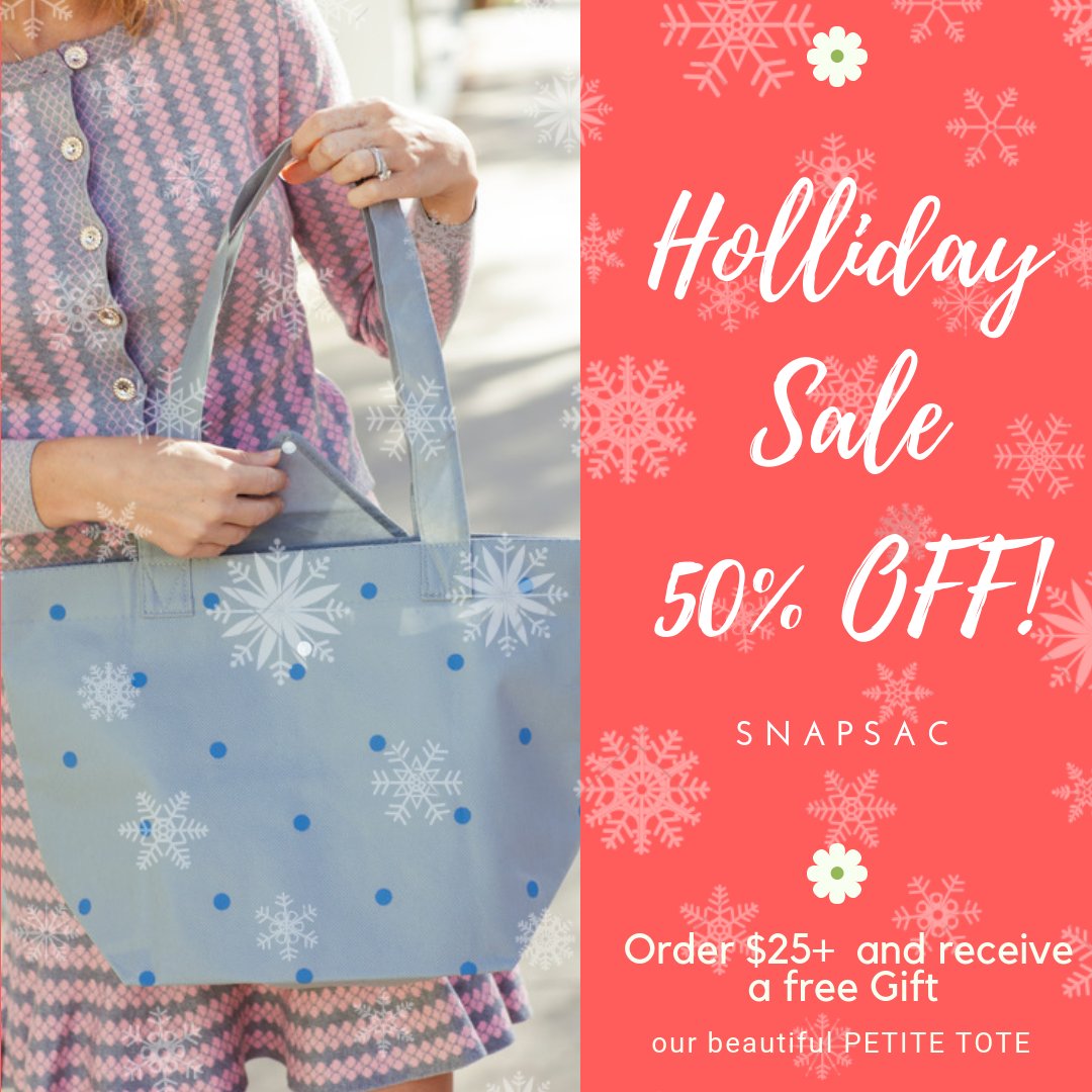 SnapSac's tweet photo. Holiday Sale event for our customers only! - https://t.co/rldLIxKweP https://t.co/Mnts0ijS4Y