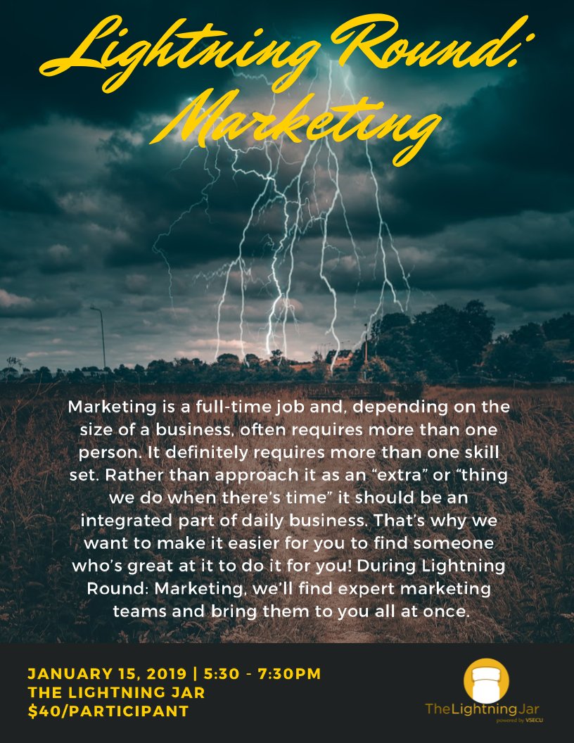 ATTENTION! Marketing specialists looking to take on new clients. We want the best for our small businesses, apply here buff.ly/2Ayphtv