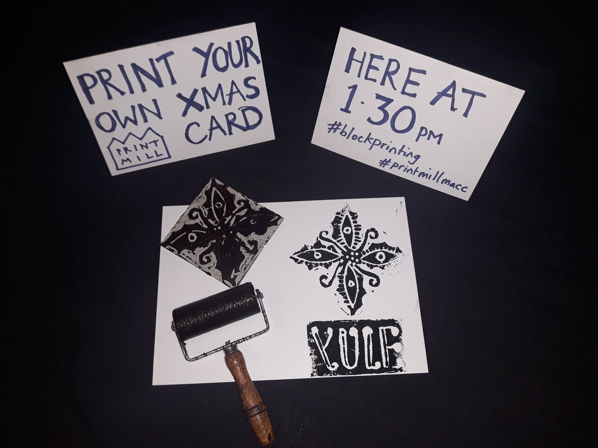 Print Mill (@printmillmacc) on Twitter photo #printmaking tomorrow you can print your own christmas cards with <a href="/BeccaSmithArt/">Becca Smith</a> and <a href="/JackiClarkArt/">JackiVR fine artist</a> @maccmuseums our new gallery and shop is open tomorrow #printmaking tomorrow you can print your own christmas cards with <a href="/BeccaSmithArt/">Becca Smith</a> and <a href="/JackiClarkArt/">JackiVR fine artist</a> @maccmuseums our new gallery and shop is open tomorrow