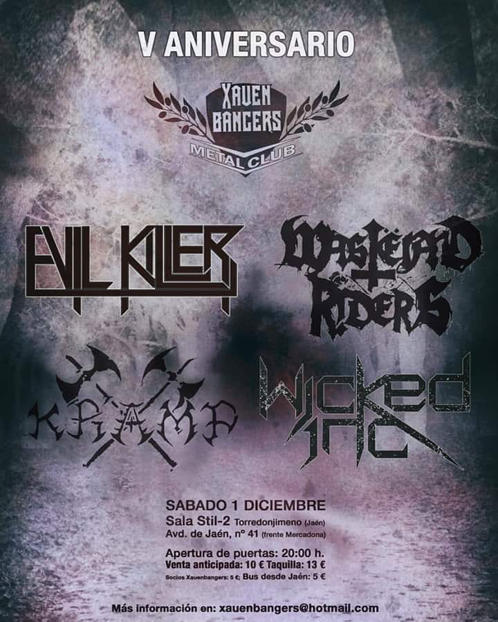 Fin de la oferta musical para mañana sábado con #Stanbrook y <a href="/Sacred_Wolves/">𝗦𝗔𝗖𝗥𝗘𝗗 𝗪𝗢𝗟𝗩𝗘𝗦</a> en Madrid #Agathos <a href="/PerpetualNight_/">Perpetual Night</a> y <a href="/balothband/">Baloth</a> en Alicante y <a href="/evilkillerband/">Evil Killer</a> #WastelandRiders #Kramp y <a href="/IncWicked/">Wicked Inc.</a> en Torredonjimeno (Jaén).