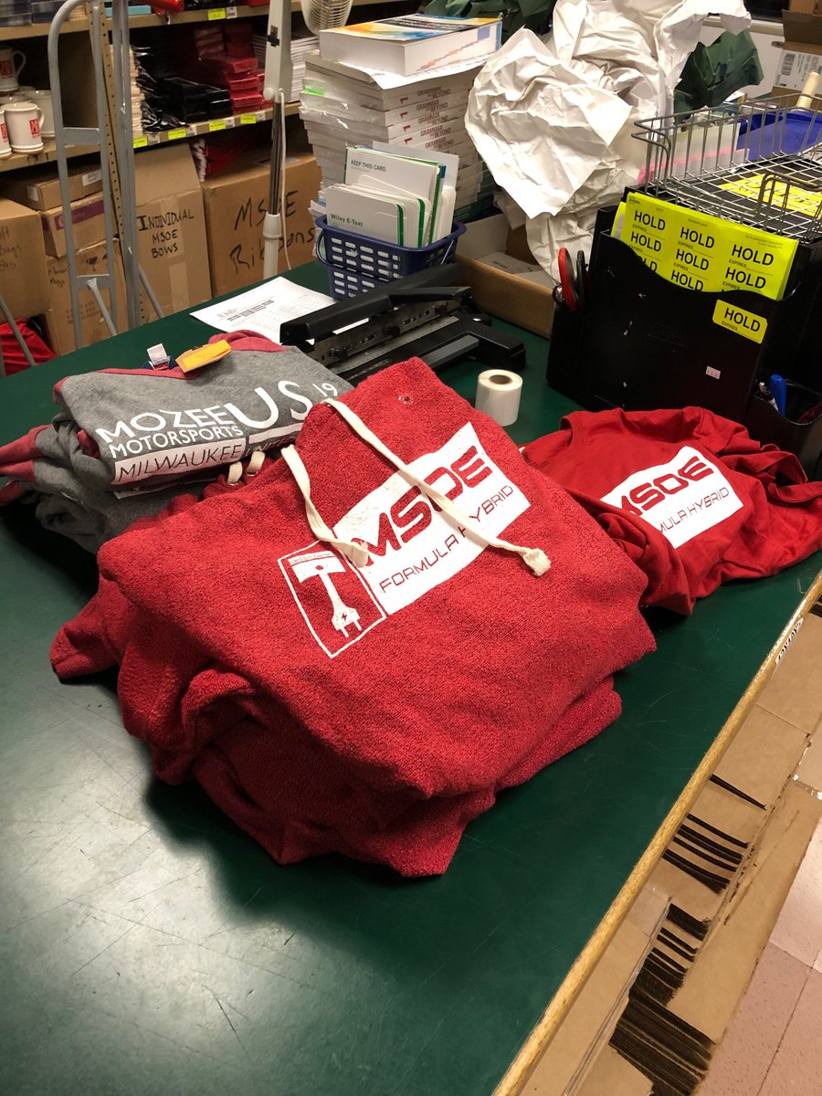 Are you looking to rep your school's Formula Hybrid team? Formula Hybrid apparel just hit the shelves at the MSOE bookstore! Be sure to get your hands on some awesome Mozee Motorsports gear while supplies last!