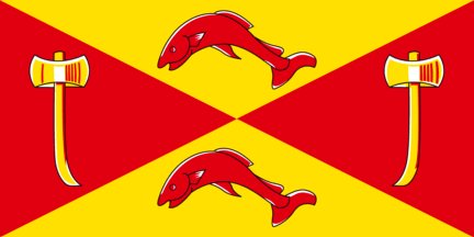 4: SOOKE (7.4 points)- Now THIS is a flag- Manages to make red and yellow Spanish colour scheme work - Looks both traditional and modern!