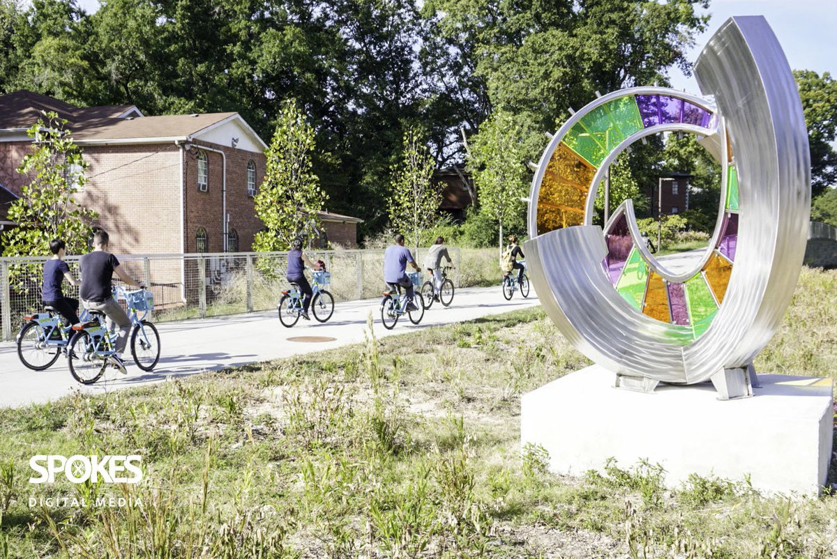RelayBikeShare's tweet photo. Atlanta BeltLine Bicycle Tours enjoying a day rolling along the Westside @AtlantaBeltLine Thanks for riding Relay Bike Share.
#RelayATL https://t.co/3evHz6TEuD