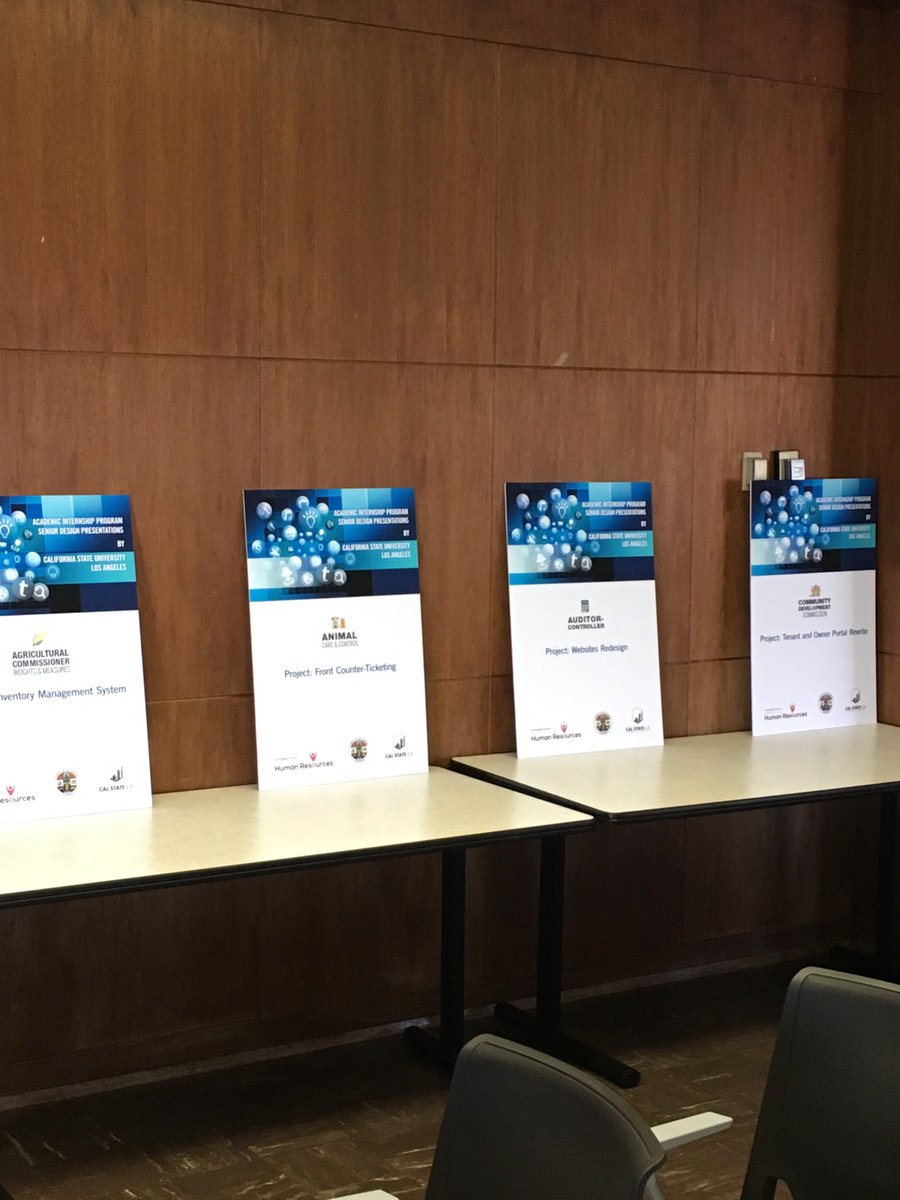 DHRExecSvcs's tweet photo. #CSULASr.Projects Today @ 1pm CSULA students present their LA County projects. @DHRExecSvcs @LACountyDHR @HildaSolis @lacountyparks @LACProbation @LACountyISD https://t.co/hPCFx98lWT