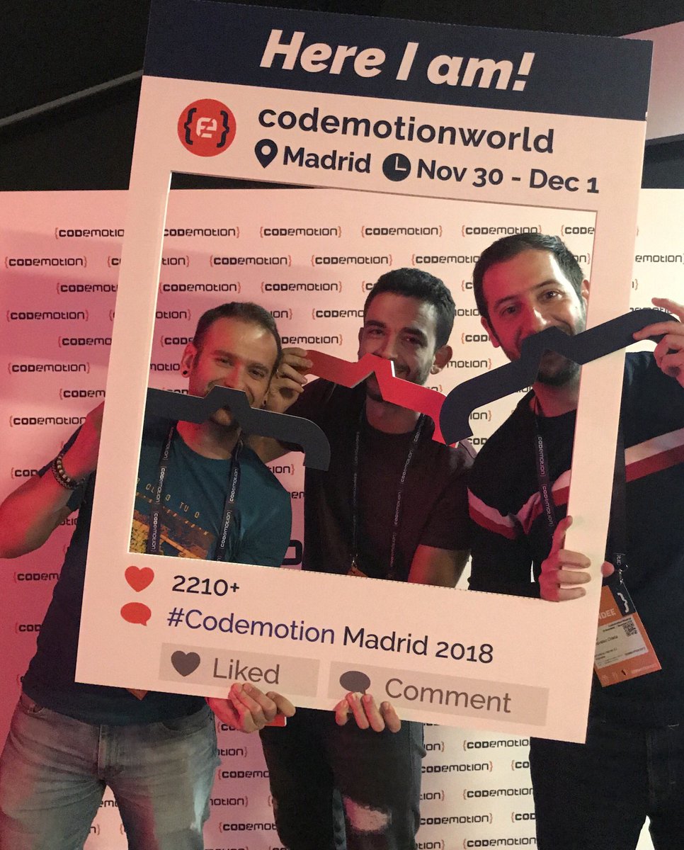 NecsaL's tweet image. Otro año más en la @CodemoMadrid #codemotionMadrid2018