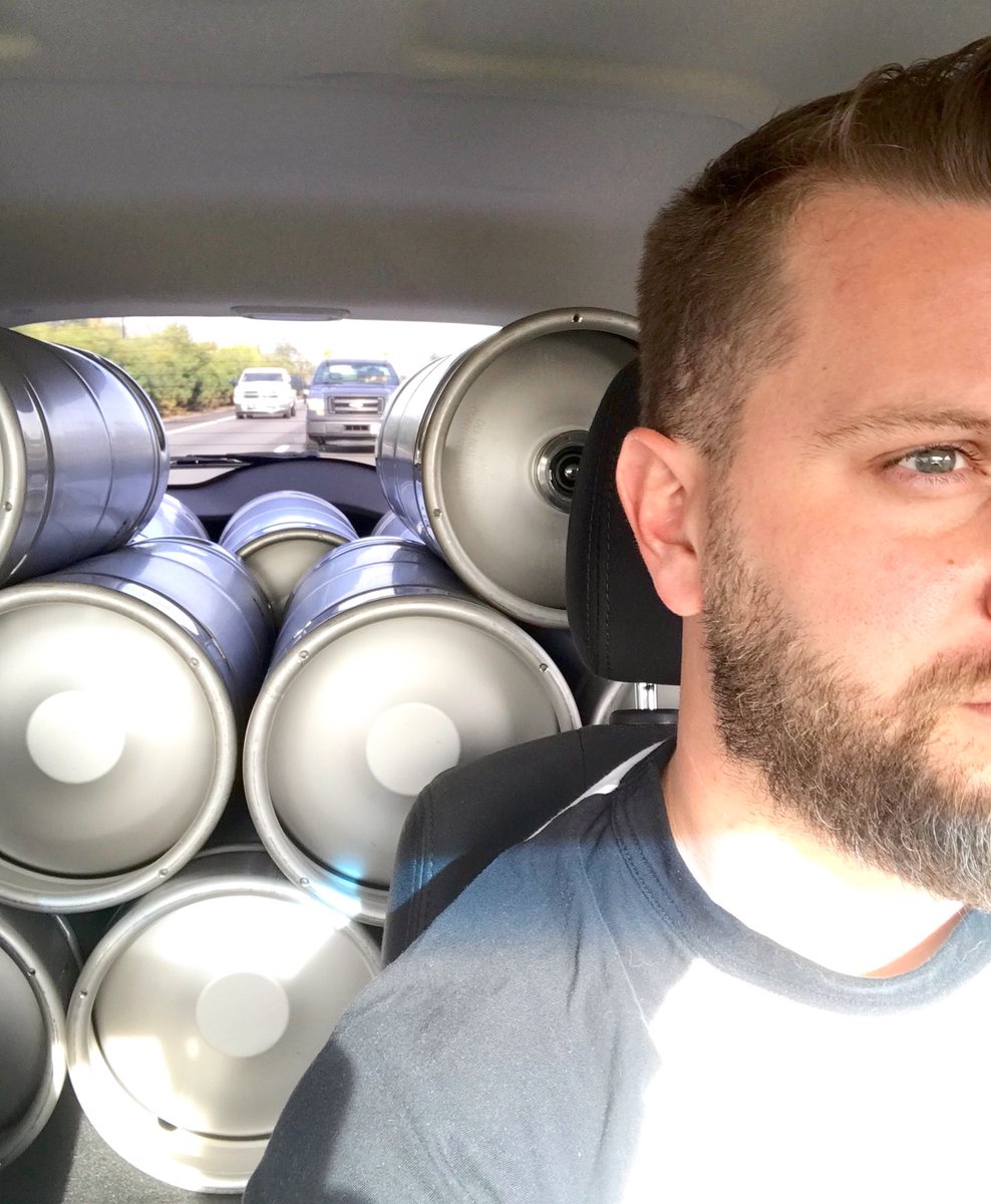 Kids are all loaded in the car! Dropping off some freshly customized kegs to our friends <a href="/BlakerBrewing/">Blaker Brewing</a>. Go check ‘em out! #kegs #brewery #beer #craftbeer #drinklocal #brewer #californiabeer #customized