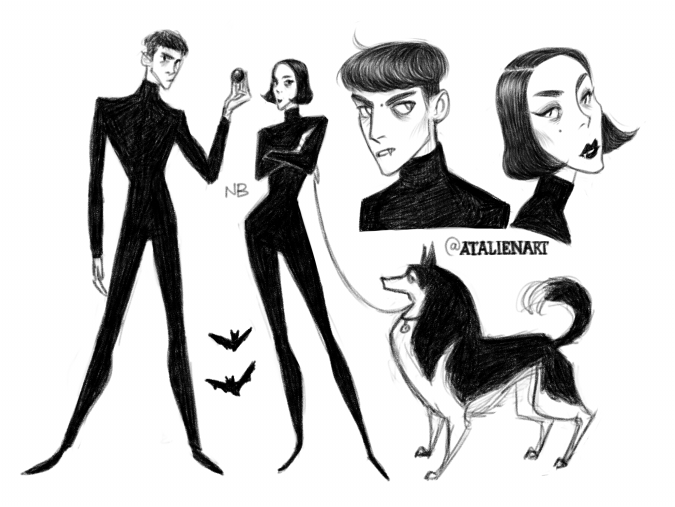 Some vampires that live nearby. 
