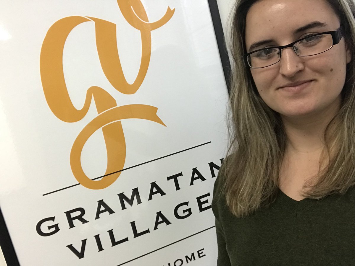Kendal Flowerdew ‘19 at her internship with <a href="/gvbronxville/">Gramatan Village</a> #InternoftheWeek