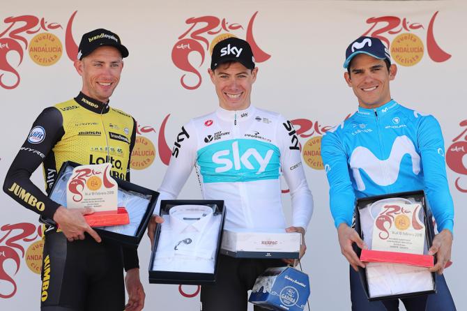 cycling_360's tweet photo. 📷 Rewind the Season 2018
🇪🇸 64th @VCANDALUCIA
📍Stage 5  ITT
✔️Barbate➖Barbate
🚴‍♂️(14.2K) 
🇪🇸 @iamdlax 🏆
🇨🇷 @Andrey_Amador
🇧🇪 @Stefclement

#vueltaandalucia #64RdS #VCA2019 @TeamSky @Movistar_Team @LottoJumbo_road https://t.co/yU84RSrgex