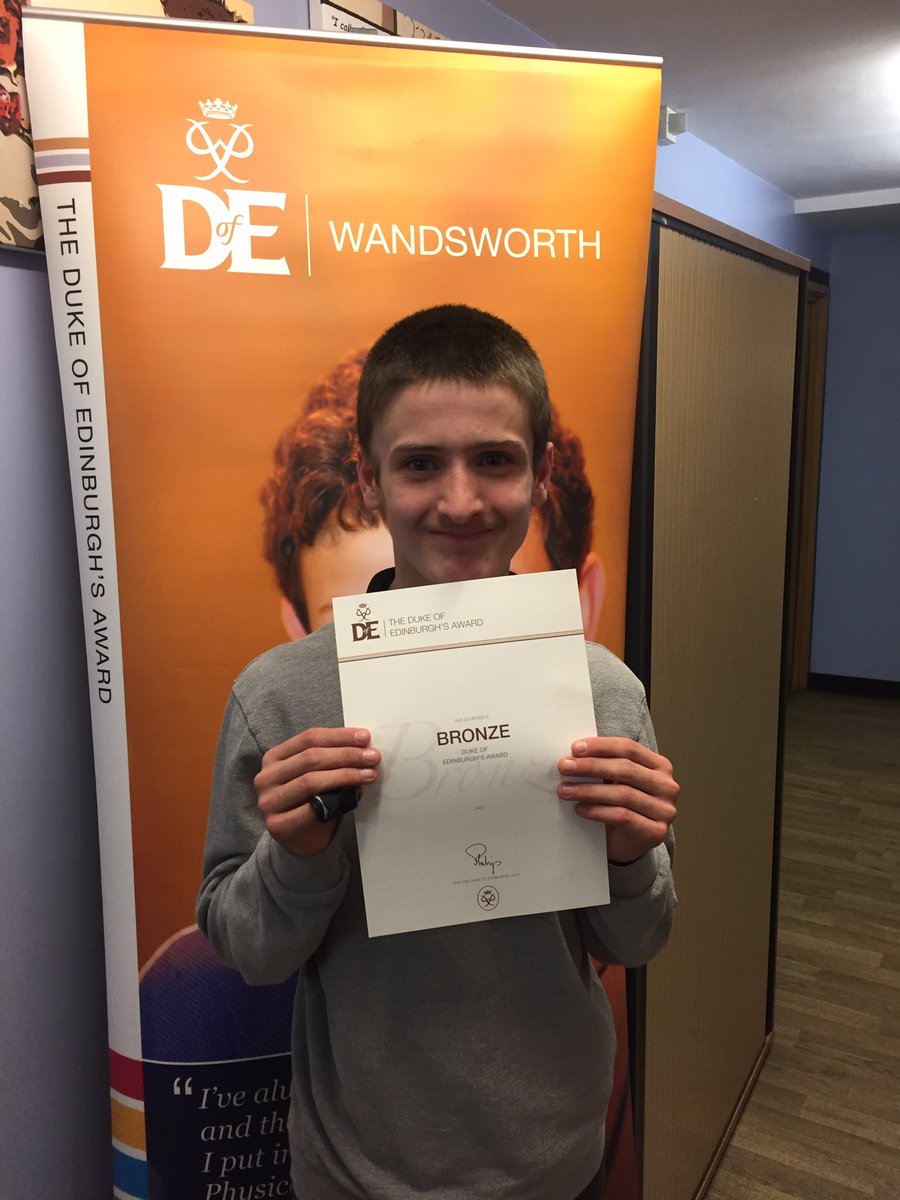Congratulations to some of our young people from unique at George shearing for completing their bronze award! <a href="/wandbc/">Wandsworth Council</a> <a href="/DofELondon/">DofE London</a>