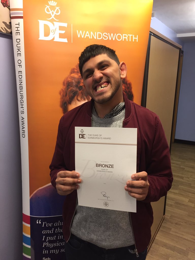 Congratulations to some of our participants from unique at George shearing Centre for completing their bronze award! <a href="/wandbc/">Wandsworth Council</a> <a href="/DofELondon/">DofE London</a>
