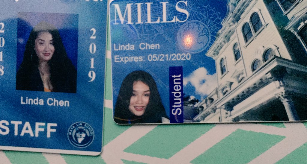 L1ndyMarieC's tweet photo. Finally took my pic for campus ID card today &amp; comparing to my staff ID card taken at the beginning of the school year. Why are the two pics I had no idea I was going to take that day better than my drivers license pic that I got ready for. #ironic no makeup no filter life now on https://t.co/CRZZ7T5NMk