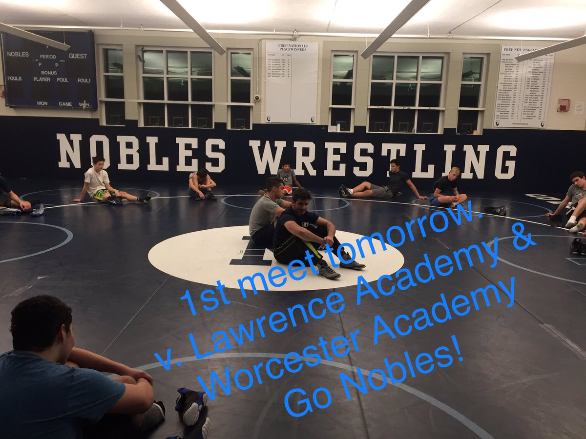 NoblesWrestling's tweet photo. Excited for the 1st meet! The team has been working hard and is ready to go! #havefuncompeting https://t.co/OSwQ8Y5Xxv