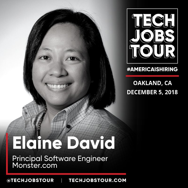 TechJobsTour's tweet image. Huge shout out to these amazing folks joining our speed mentoring sessions at the Oakland Tour stop next week! Don&apos;t miss your chance to connect 1:1 and get all the pro-tips to level up and jumpstart your career, RSVP here: techjobstour.com/oakland2018 #AMERICAISHIRING