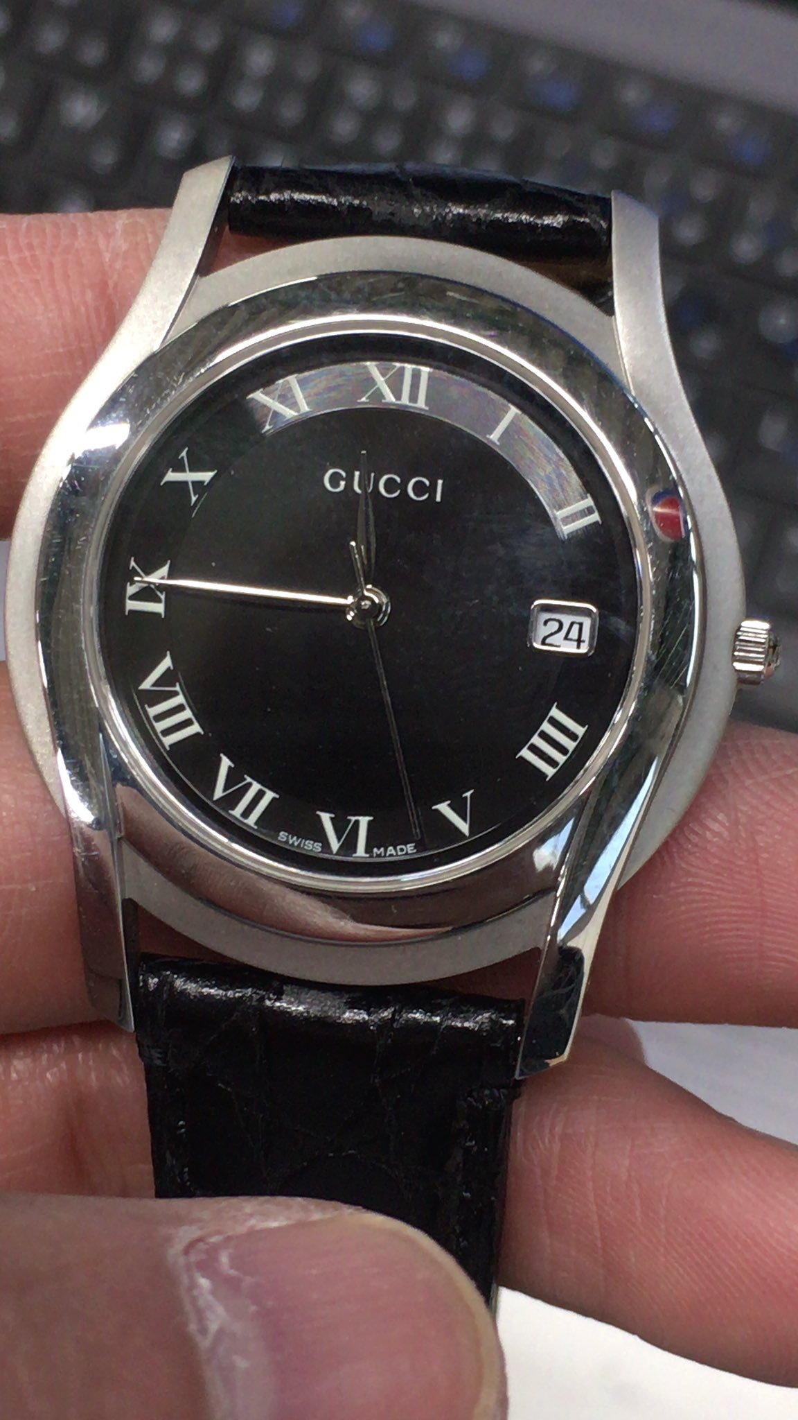 グッチ/GUCCI】岸辺露伴着 5500M ステンレススチール メンズ腕時計