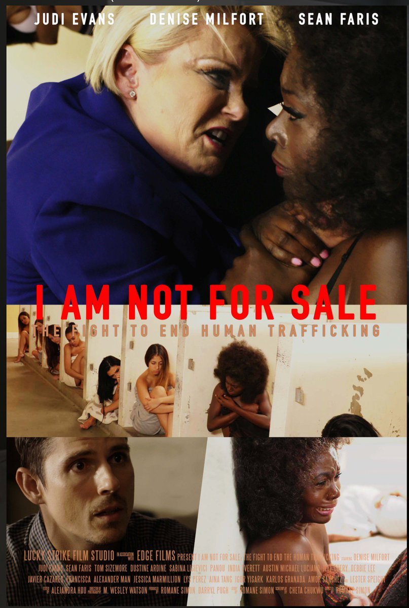 I am not for sale the fight to end human trafficking  coming soon starring Emmy winner <a href="/TheJudiEvans/">Judi Evans</a> @Broomhilda1122 <a href="/seanfarisloves/">SEAN</a>