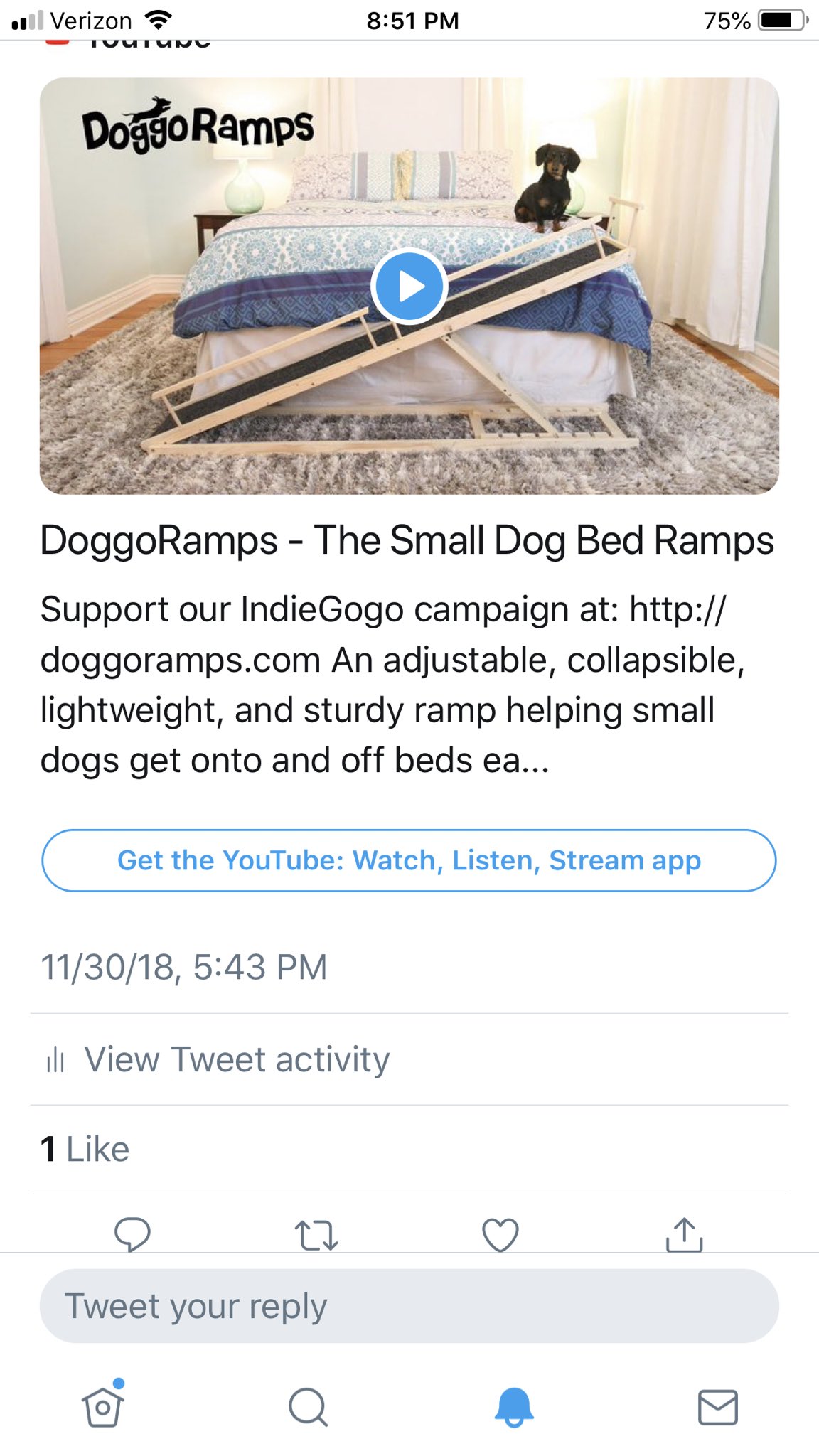 indiegogo dog ramp