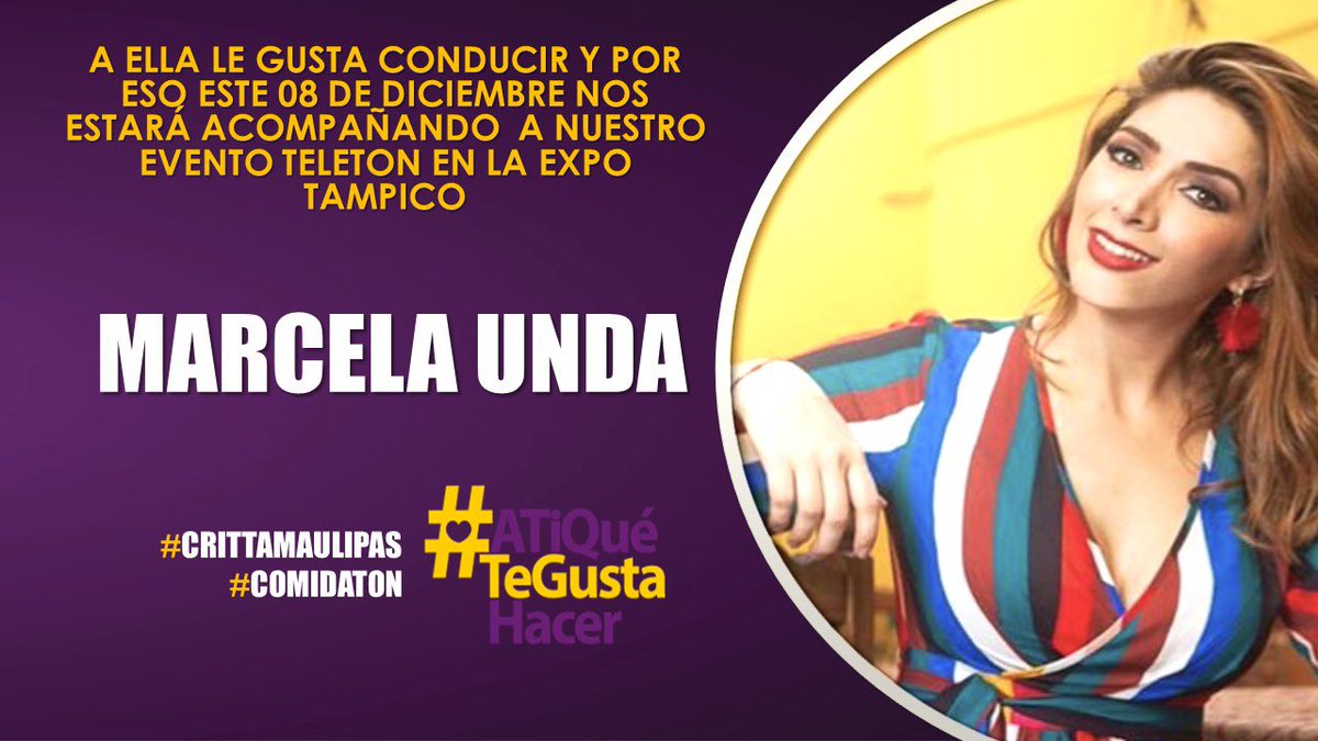 marceunda's tweet photo. Ahí nos vemos!! 💜💛 #ATiQueTeGustaHacer #crittamaulipas #comidaton #Teleton2018 https://t.co/YItkwIWfBb