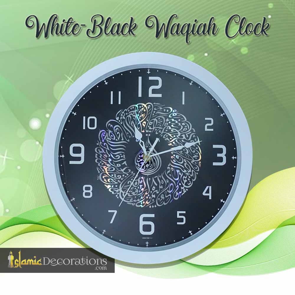 islamicdecors's tweet photo. Islamic Wall Clock with Surah Waqiah Round Silver Tone Decoration
https://t.co/fizXbJcDBY
#islamicdecor #muslimdecor #islamicdecorations #islamic #eidgift #muslimhome #quran #quranic #islamicart #muslimart #americanmuslim #muslimworld #arabiccalligraphy https://t.co/eKWleoOzKn