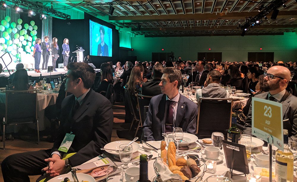 "It's important to celebrate success, but also important to celebrate failure." <a href="/myCryptoHippo/">myCryptoHippo</a> featured at the Governor's Dinner as <a href="/ja_canada/">JA Canada</a> celebrates 50 years of #Entrepreneurship #Govdinner <a href="/JACO_CP/">JACO Company Program</a>