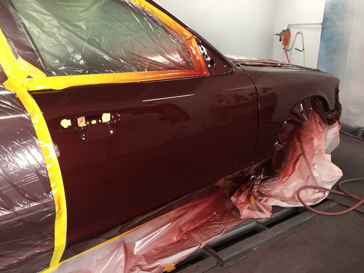 EvasueK's tweet photo. Nothing he canโt do. Car painting is his born talent! #paintingoftheday #collisionandrepair #apaintersdream #car #trucks #harleytherapy #artistsoninstagram #newcar #FridayTurnUp #FridayThoughts #FutureReady #FromOldtoNew #ThenAndNow #whatshotnow #TheFuture itโs as if itโs new! https://t.co/nny2DirCQL