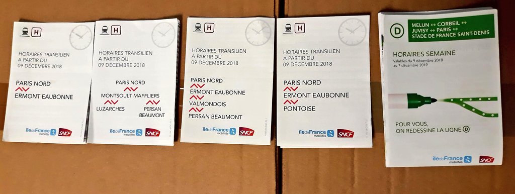 edemG84's tweet photo. Les nouveaux horaires sont disponibles aux bulles d'accueil #Transilien en #GareduNord et aussi sur l'appli #SNCF. 
et valables à partir du 09 décembre 2018.@LigneH_SNCF @RERD_SNCF https://t.co/bydaqCxxV1