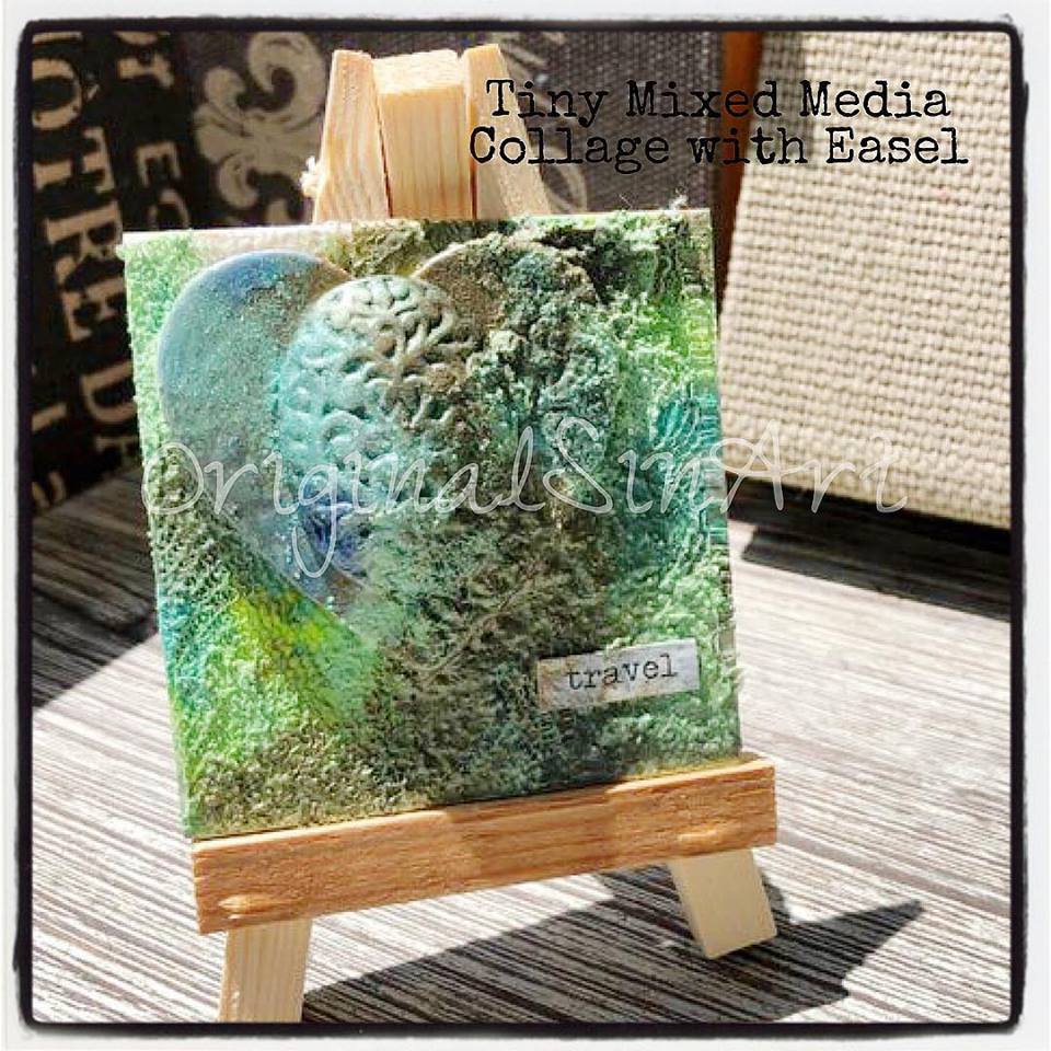 OriginalSinArts's tweet photo. TINY MIXED MEDIA COLLAGE AND EASEL, available in my #EtsyShop, #OriginalSinArt. 
 #originalsinarts #happyfriday #mixedmedia #mixedmediaart #mixedmediaartist #tinyart #tinycollage #deskart #deskdecor #officedecor #etsyshop #etsyseller #shopsmall https://t.co/R1gFRDiLtx