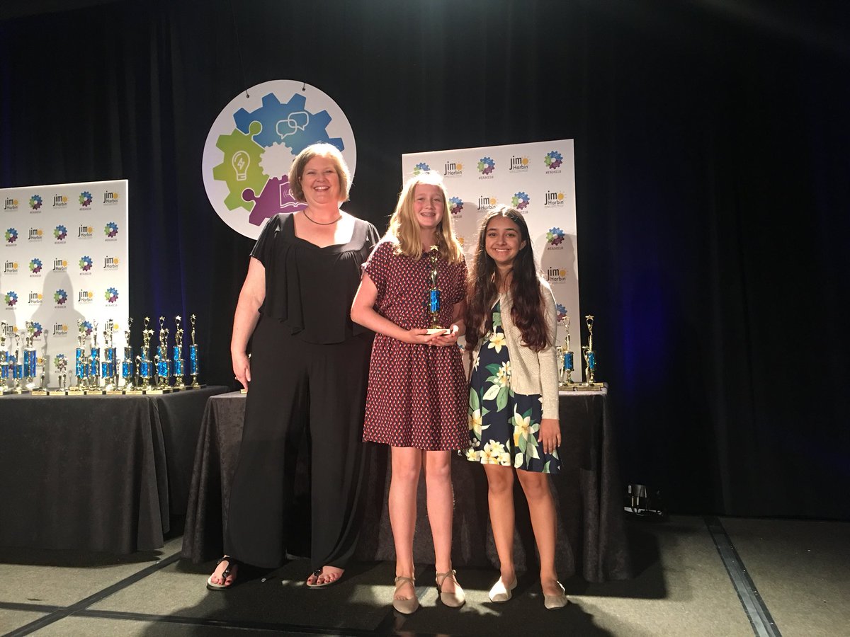 WilsonMSLibrary's tweet image. Wilson students take 2nd place  at this year’s statewide Jim Harbin Student Media Festival in the  Book Trailer category for How To Almost Ruin Your Summer. Congratulations Maddie, Nitya, and Kinslyn! #hubofschool, #FAME18 @WWMSBulldogs @TarynSouders, @HCPS_SLAM