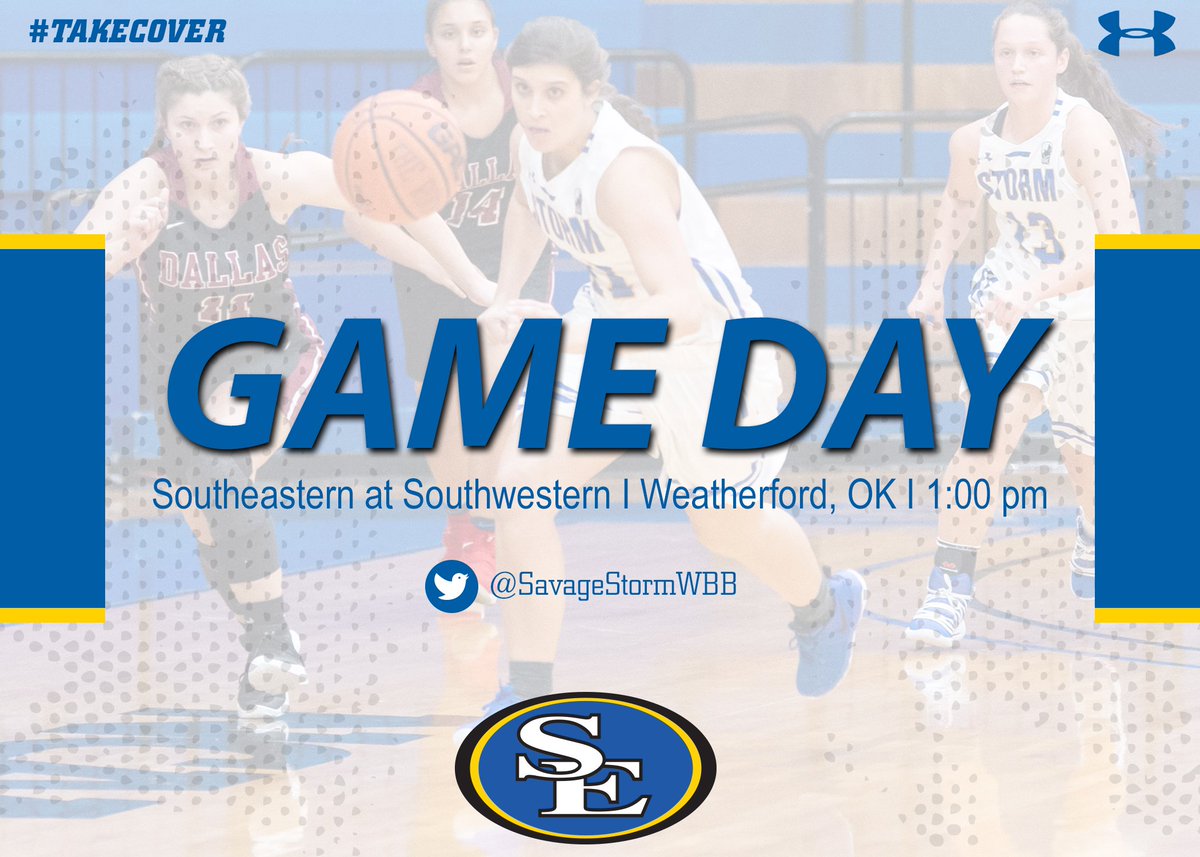 GoSoutheastern's tweet photo. It's GAME DAY! @SavageStormWBB looks to start 2-0 in GAC play today on the road at Southwestern. #TakeCover #BeatSWOSU
π at Bulldogs
π Weatherford, OK
π 1:00 pm
π https://t.co/g4tyz4KsNJ
πΊ https://t.co/aEFCPI4UBe https://t.co/GUCNKh7WF8