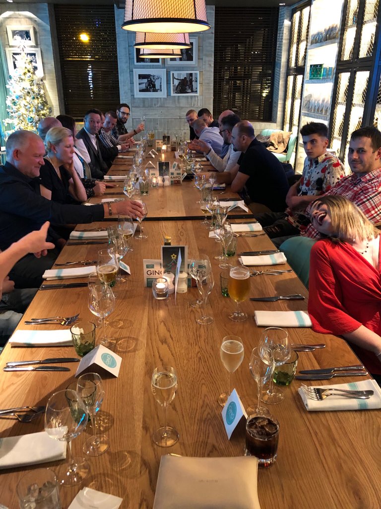 Very fancy Gino Xmas dinner awaiting!