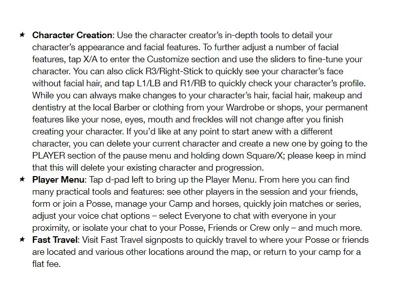 RockstarGames's tweet image. In response to some early feedback we’ve seen from players during this first week of the Red Dead Online Beta, here are a few quick tips to help you succeed and thrive on the frontier.  Look for lots more updates in the coming weeks and months.