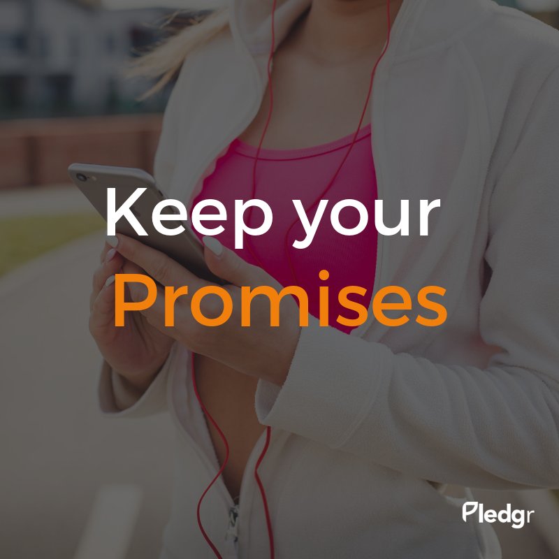 pledgr_'s tweet image. Never break a promise to yourself or your community again by using #Pledgr. (Similar to a promise, once you place a goal, you can't take it back.)