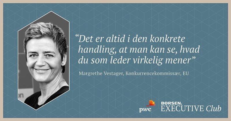 "It's in your action
not just the spoken word 
that your true leadership style is revealed".

Freely translated/inspired by Margrethe Vestager, Danish politician serving as the European Commissioner for Competition since 2014
