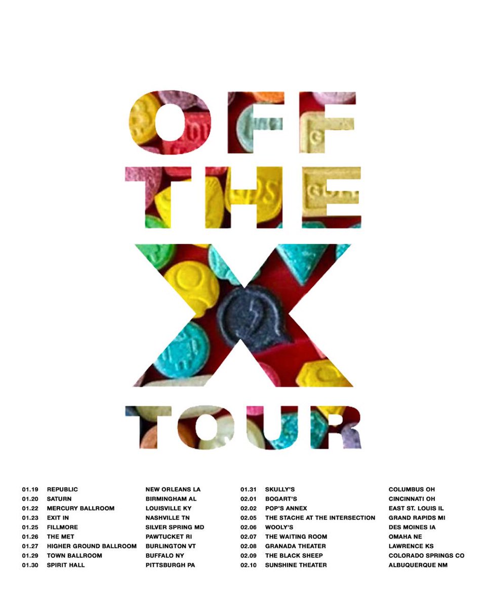 #OFFTHEXTOUR TIX ON SALE NOW @ HELLAWAVE.COM 🌊