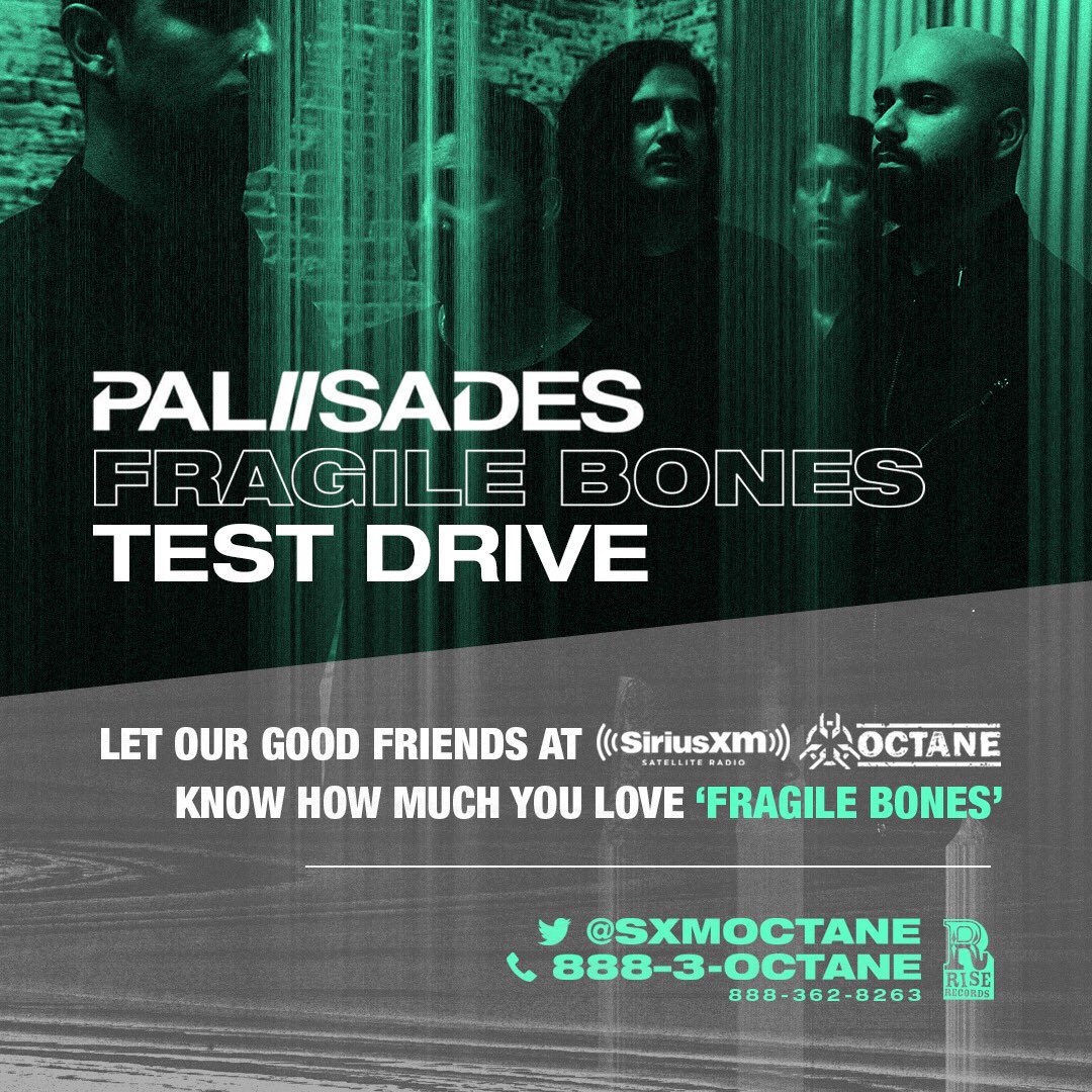 Our new single “Fragile Bones” is now on Test Drive!! Let our good friends at <a href="/SXMOctane/">SXMOctane</a> know how much you love it! Call or tweet!