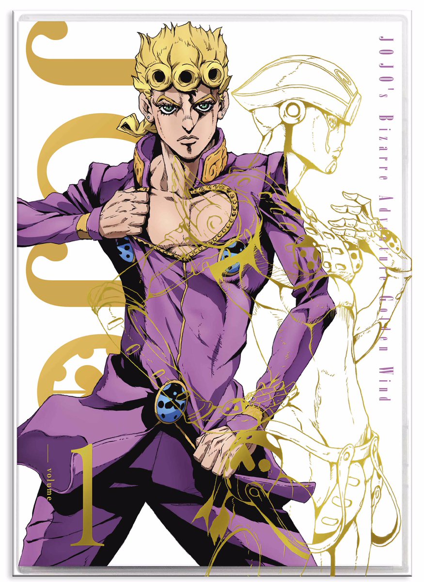 Robert On Twitter Jojo S Bizarre Adventure Golden Wind Blu Ray Dvd Vol 1 Cover Jojosbizarreadventure Jjba Ventoaureo Goldenwind