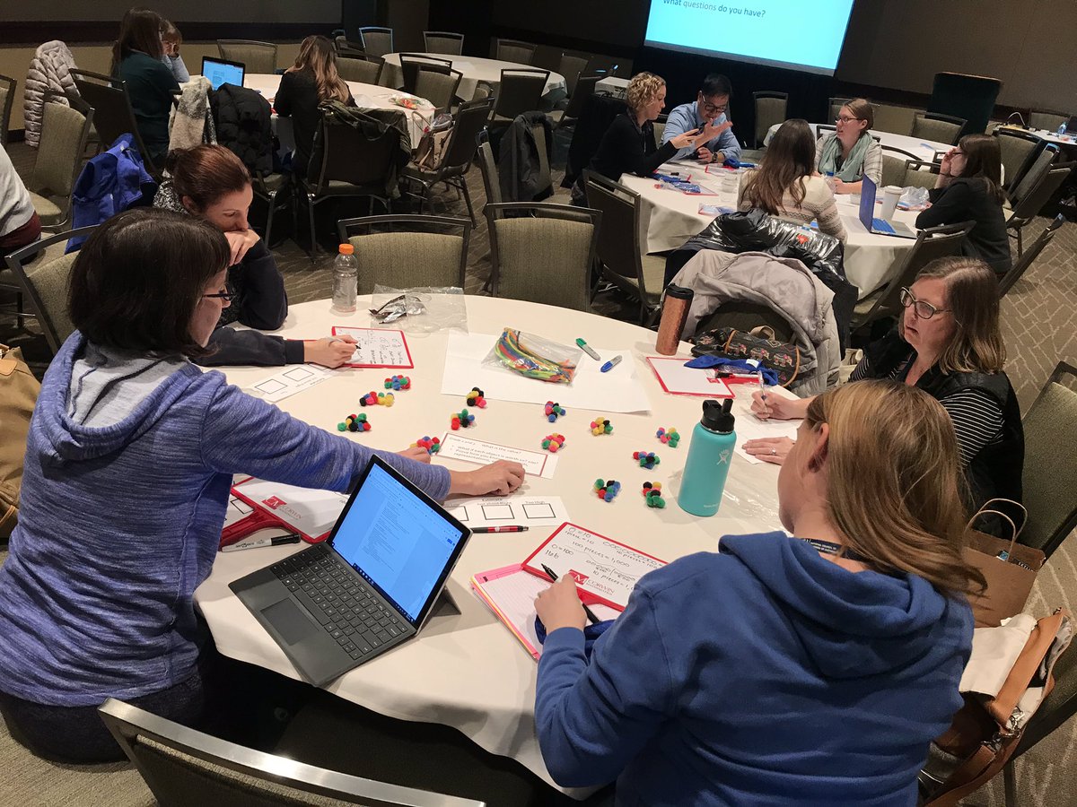 ErinNull1's tweet image. All the awesome learning about lesson launch and closure with @bkobett with purpose! Critical parts of #mathlessonplanning. #NCTMRegional @CorwinPress