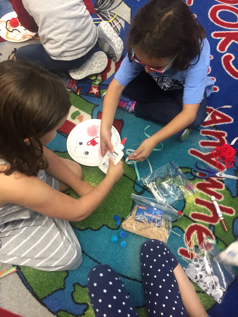 ms_janicki's tweet photo. First graders learning about cooperation by creating a new animal together. They did awesome! @BPE_Broncos https://t.co/zBokyffQ5v