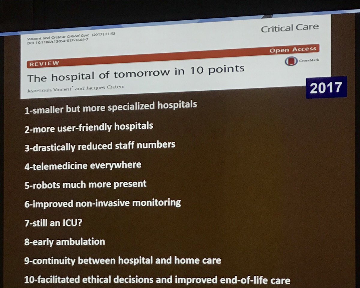 FilipeAmado1's tweet photo. What’s the future of the ICU? Prof. Jean-Louis Vincent on his presentation about the Past, Present and Future of Intensive Care Medicine. #CBMI2018 #FOAMed #Brazil #SP https://t.co/wnnGZOhEed