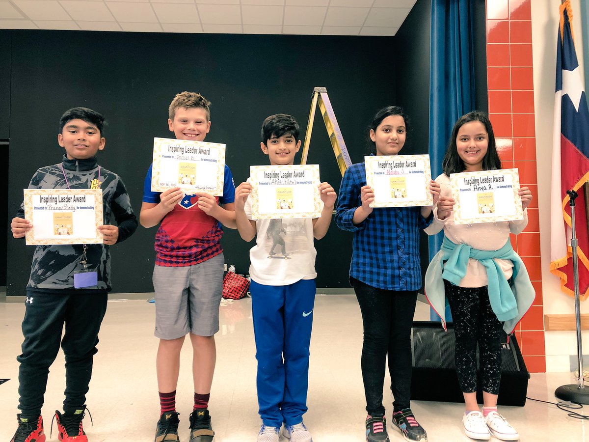 McSpedden4's tweet photo. We could all learn a little bit of something from these students. They got the gratitude award today for showing gratitude to their peers and adults in everything they do! Congratulations! @McSpeddenES https://t.co/jM6T1vwNMt